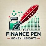 Logo for The Finance Pen featuring a digital quill and inkwell with the tagline 'Money Insights